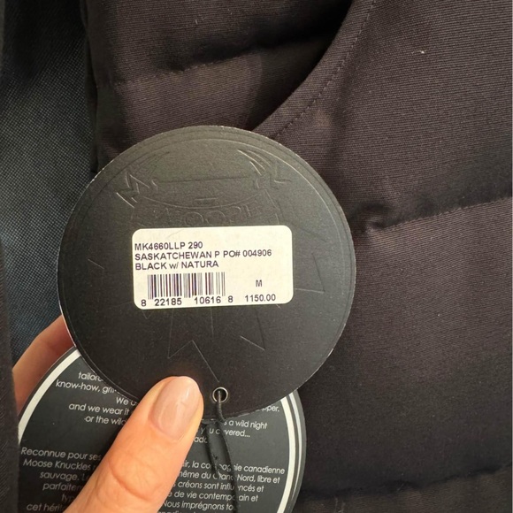 Moose Knuckles Black Puffer Jacket - Picture 4 of 9